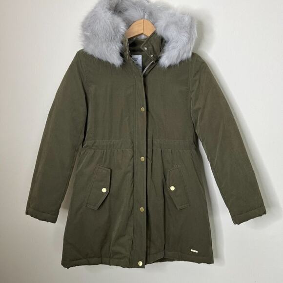 Mayoral girls Green oliveCoat Jacket Sz 12